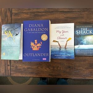 Fiction Book Bundle. Includes Outlander, The Shack, and Kristin Hannah.